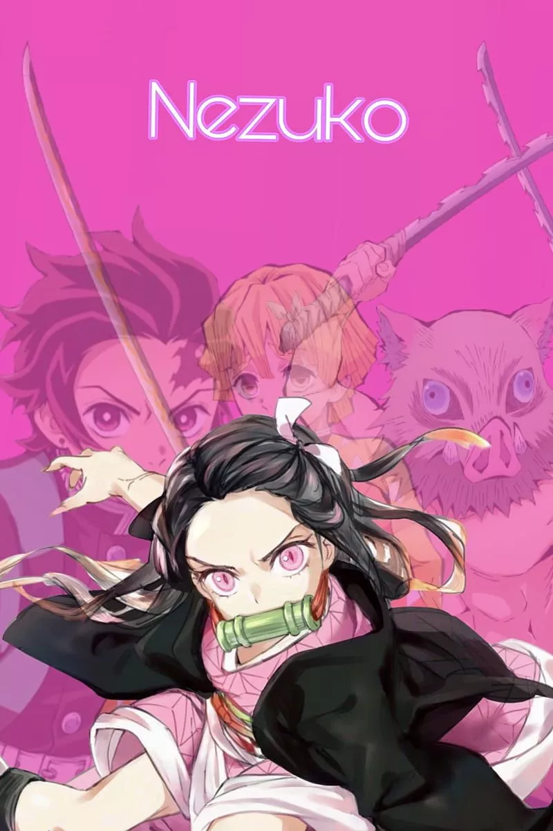 Nezuko Kamado, demon slayer, HD phone