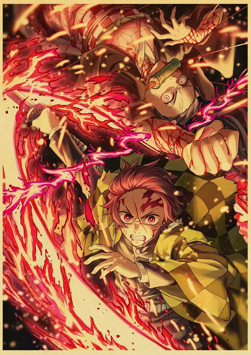Demon Slayer Anime Manga Wall Poster