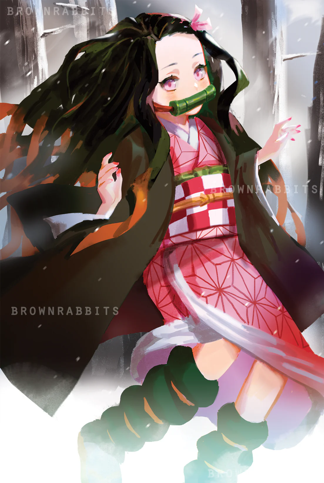 Kimetsu No Yaiba Kamado Nezuko Poster