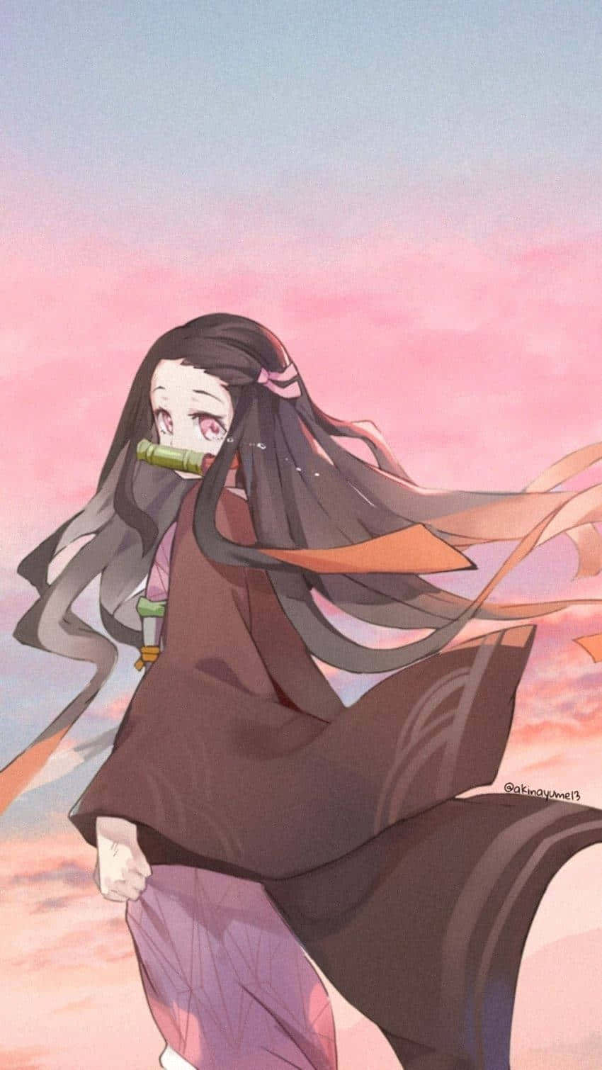 Nezuko Kamado Cute Demon Slayer Pastel