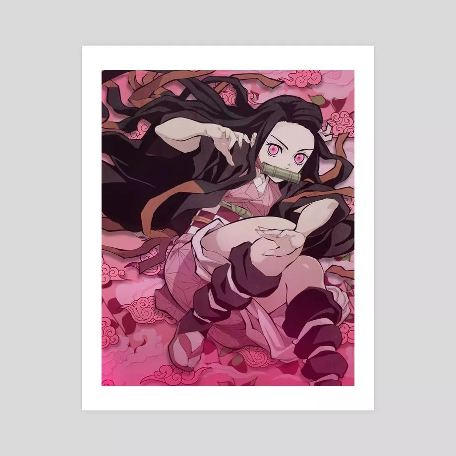 Nezuko Kamado Poster, an art print