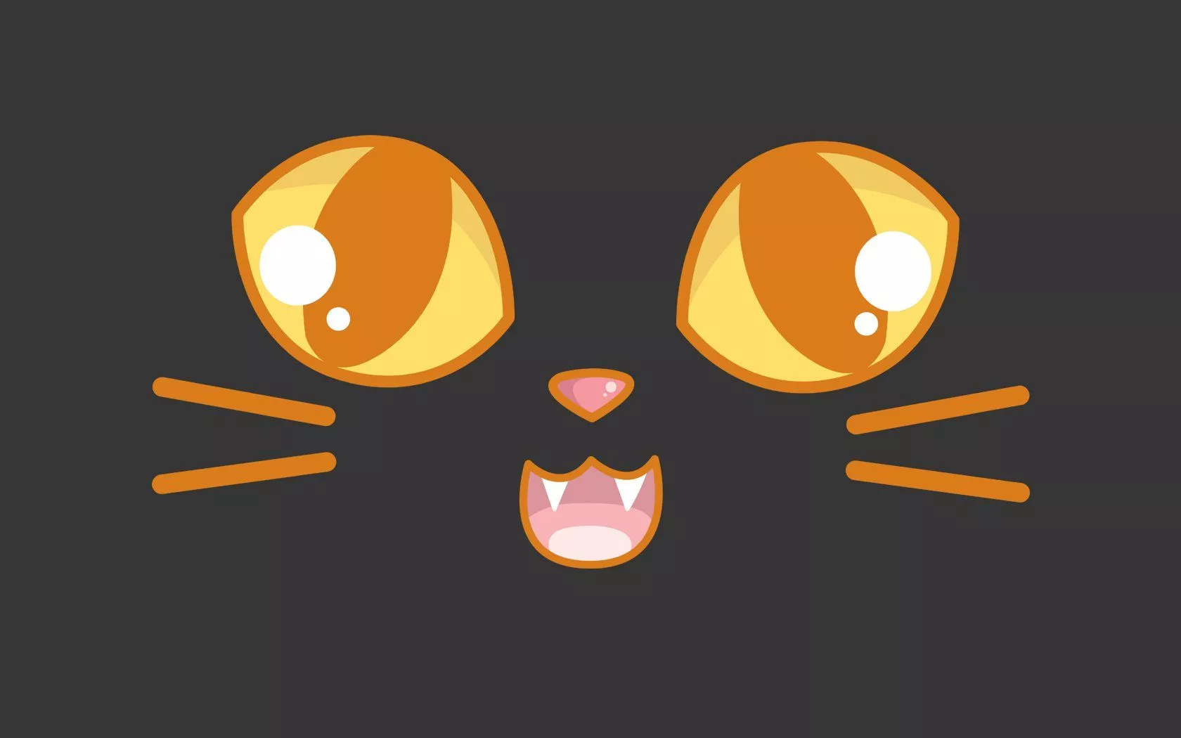 Artistic Cat HD Wallpaper: Whimsical