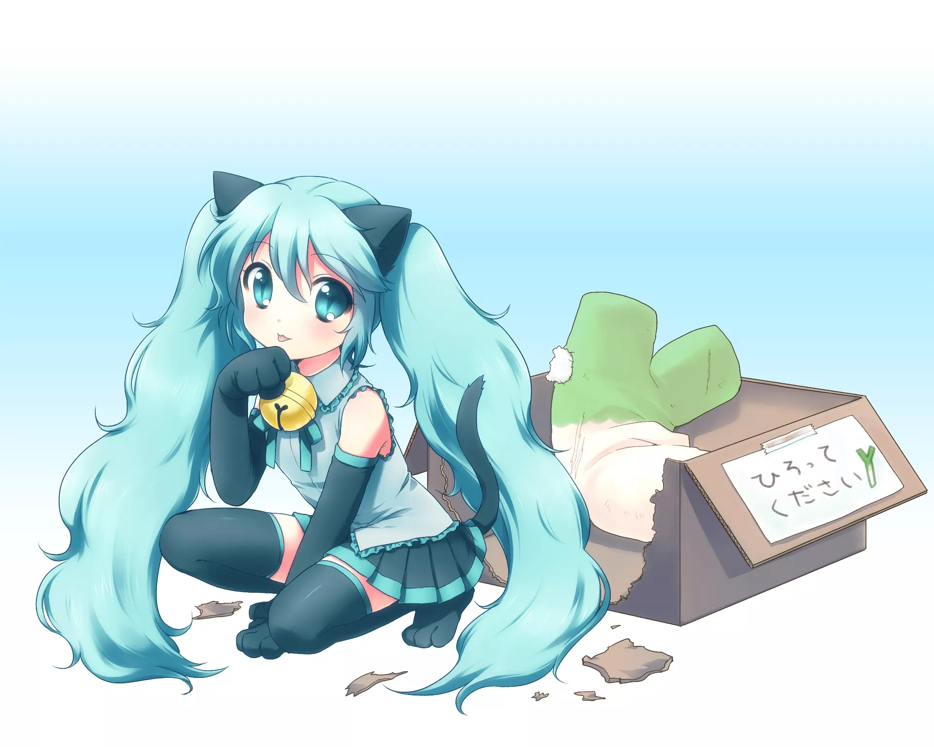Hatsune Miku Anime Vocaloid HD Wallpaper