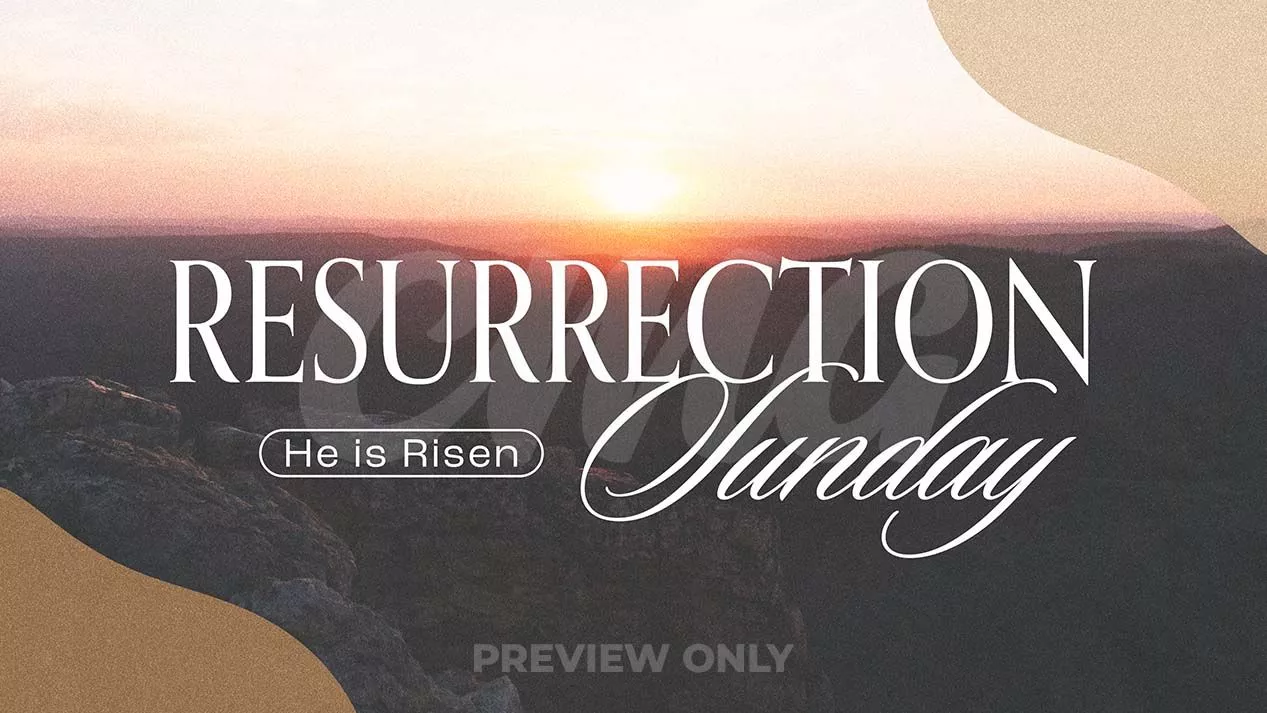 Easter 2025 Church Media. Worship