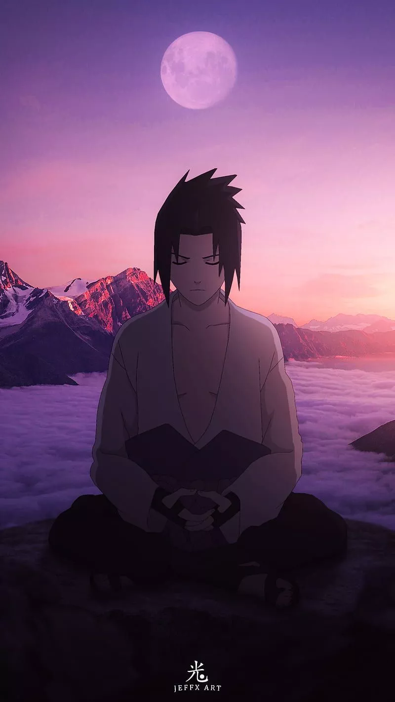 Sasuke Uchiha 内葉, sky, nature, boruto