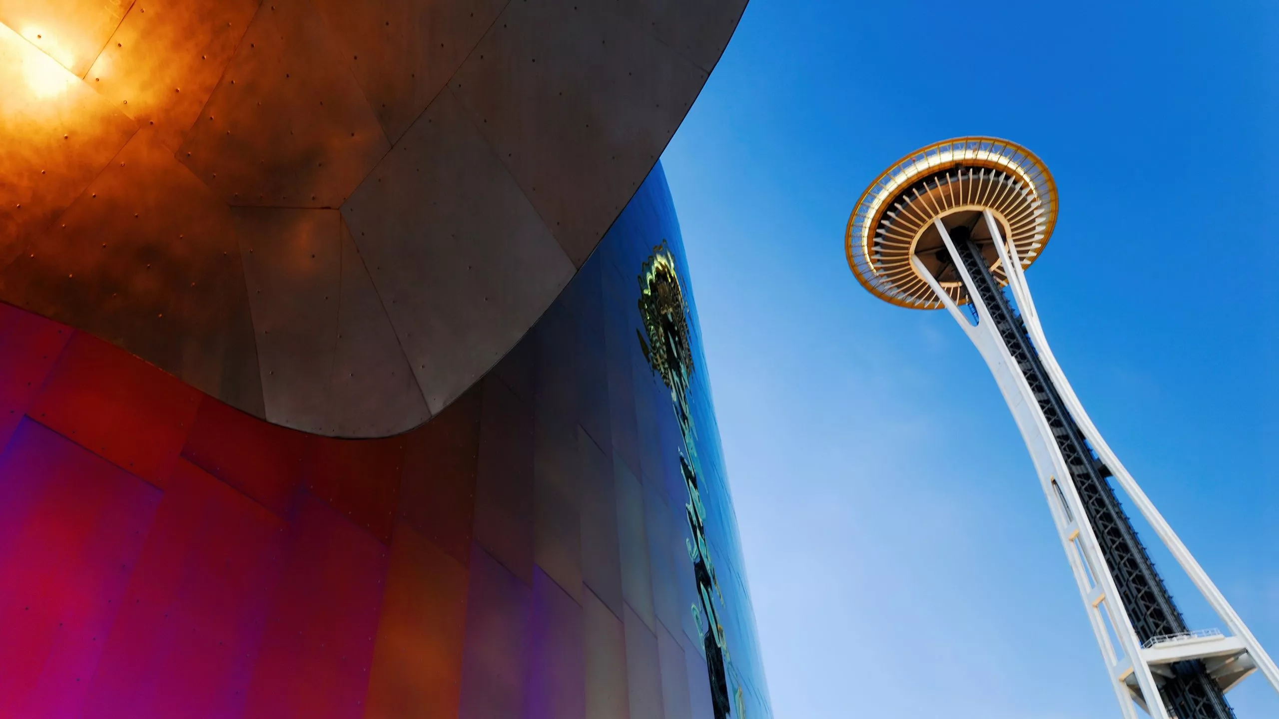 Space Needle Wallpaper 4K, Windows 7