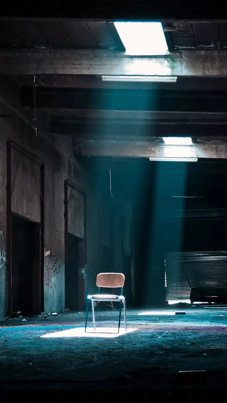 Chair Room Dark Light Nature iPhone 8