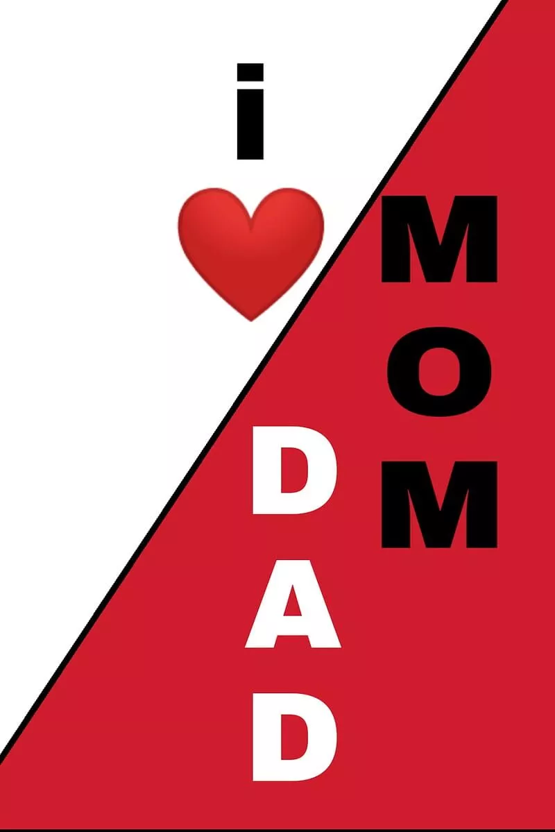 love mom dad, HD phone wallpaper
