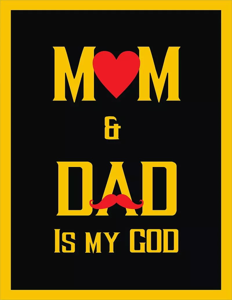 MOM DAD, god, mom, quotes, HD phone