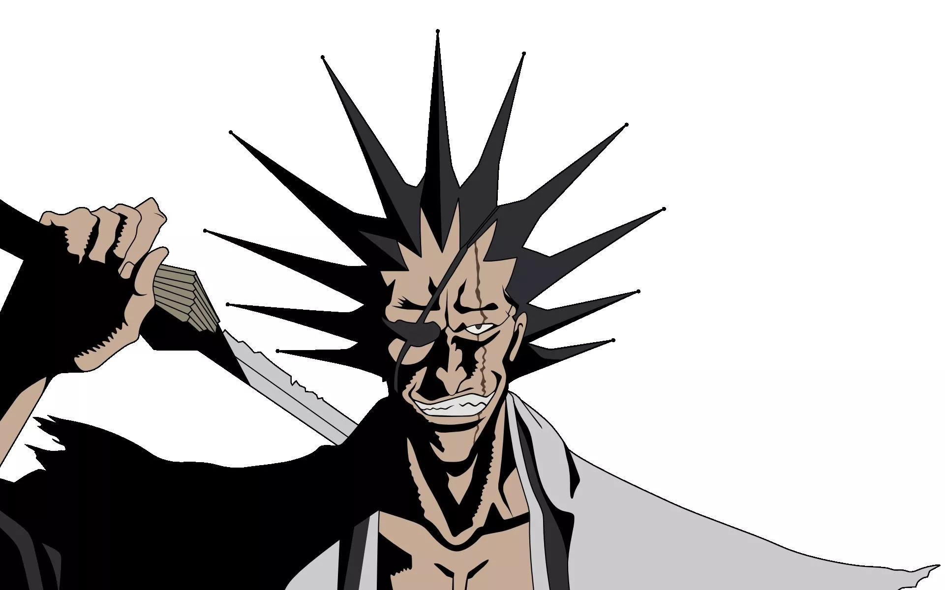 Zaraki Kenpachi Bleach Anime Wallpaper