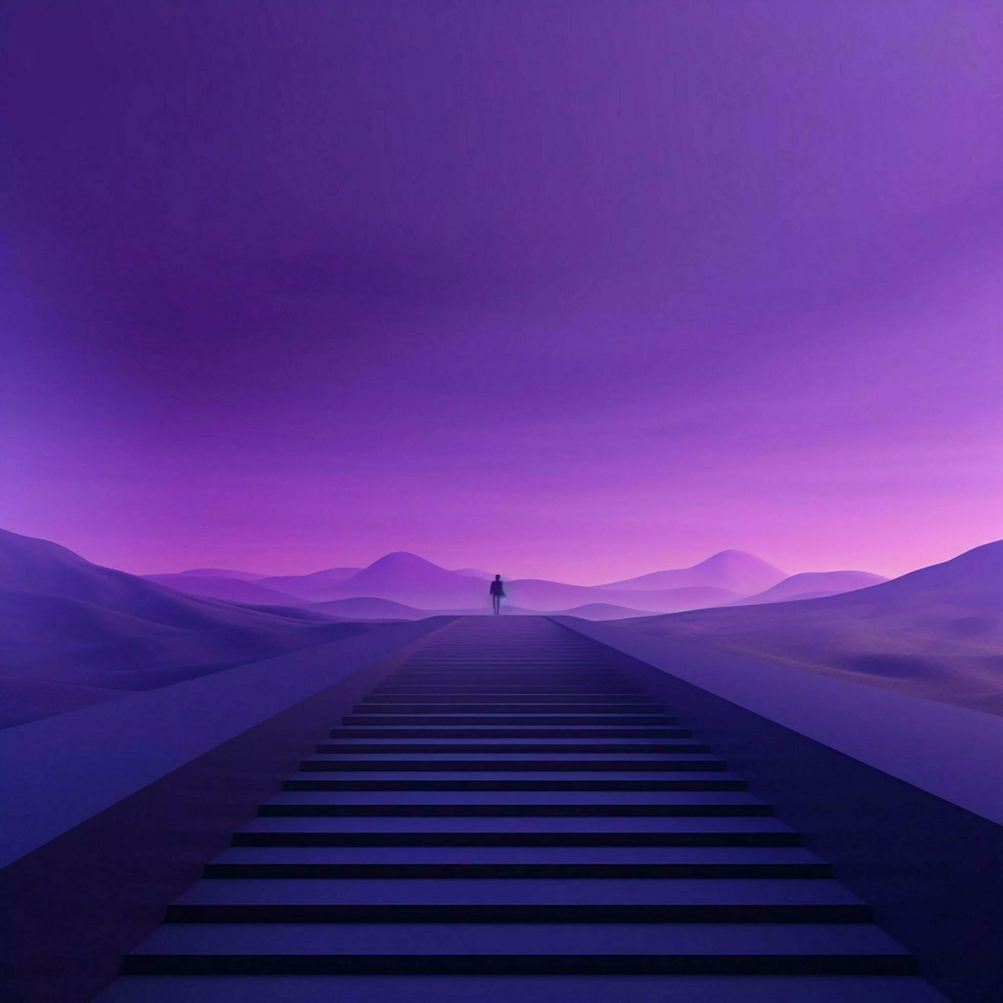 purple Minimalist wallpaper high