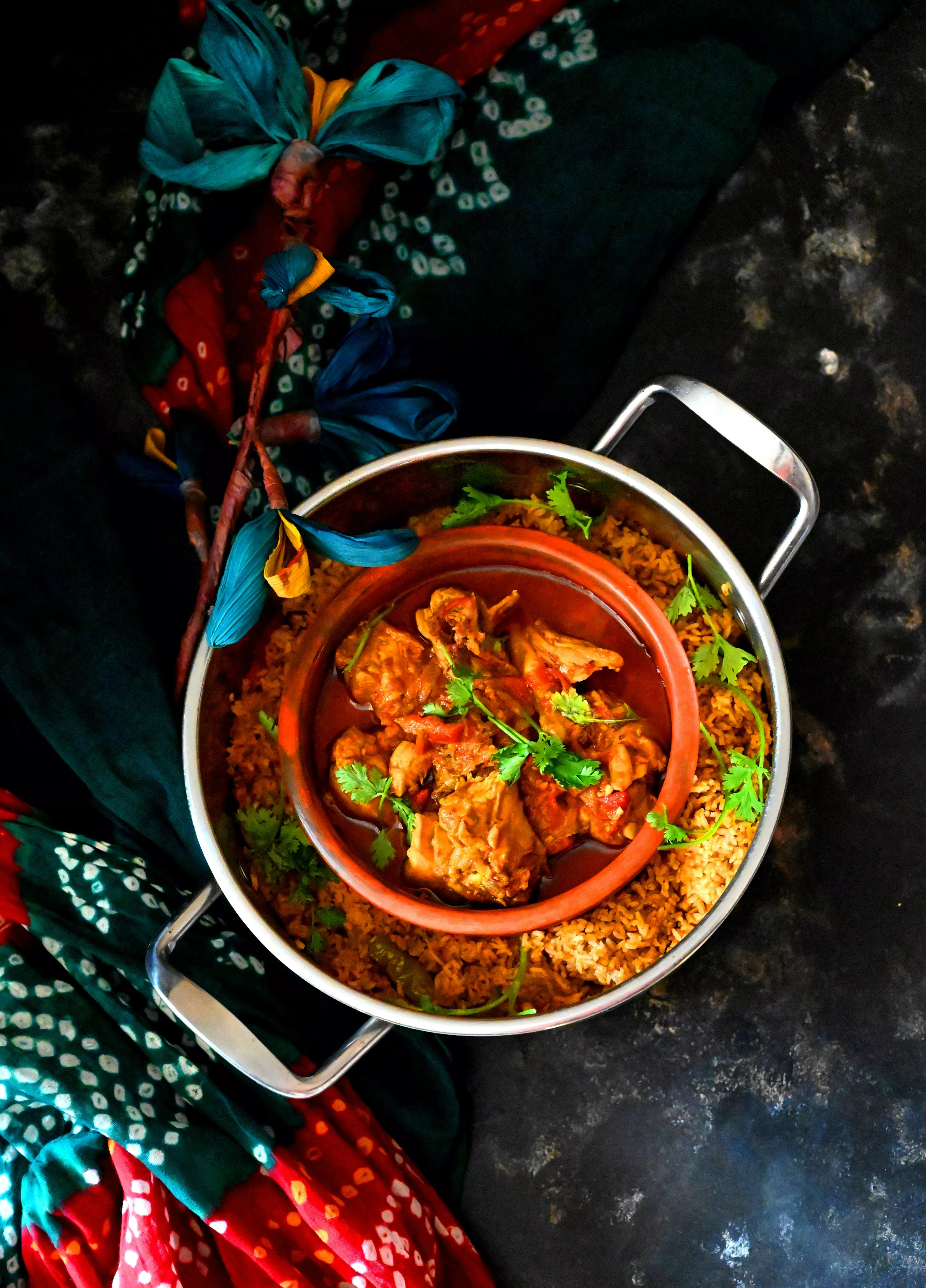 Chicken Curry in a Bowl · Free