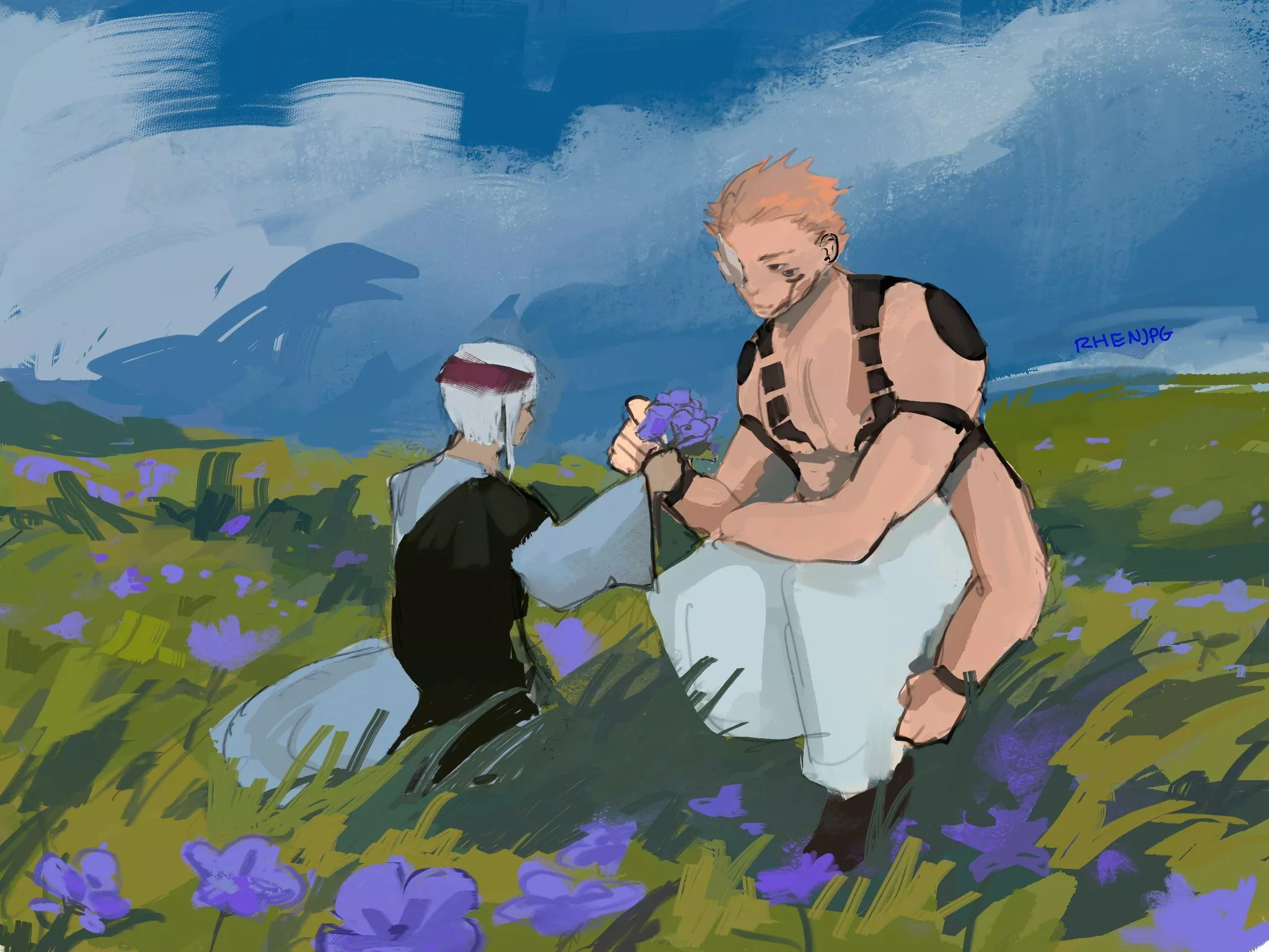 younger sukuna and uraume #jjk