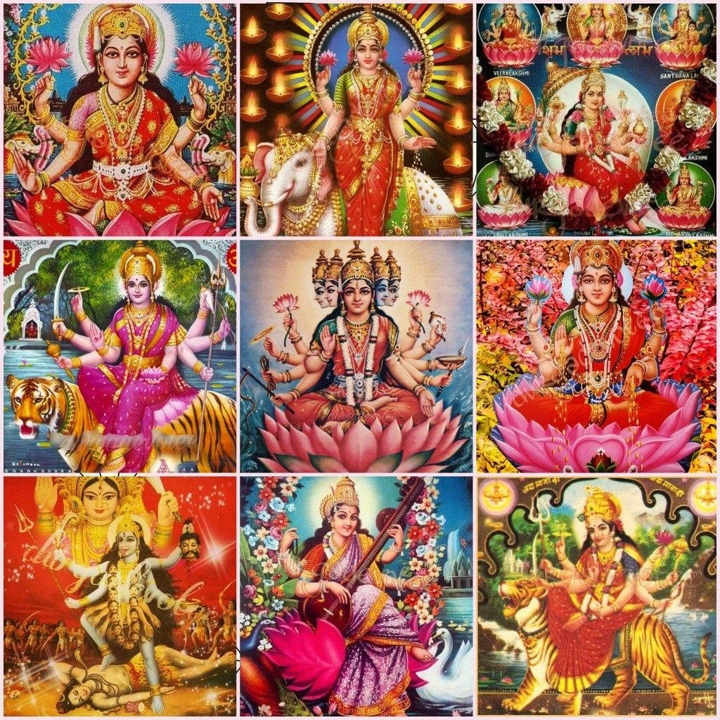 Download All Hindu Gods Art Compilation Wallpaper