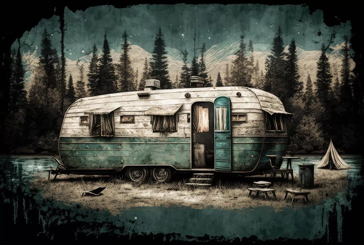 Vintage Camper Image