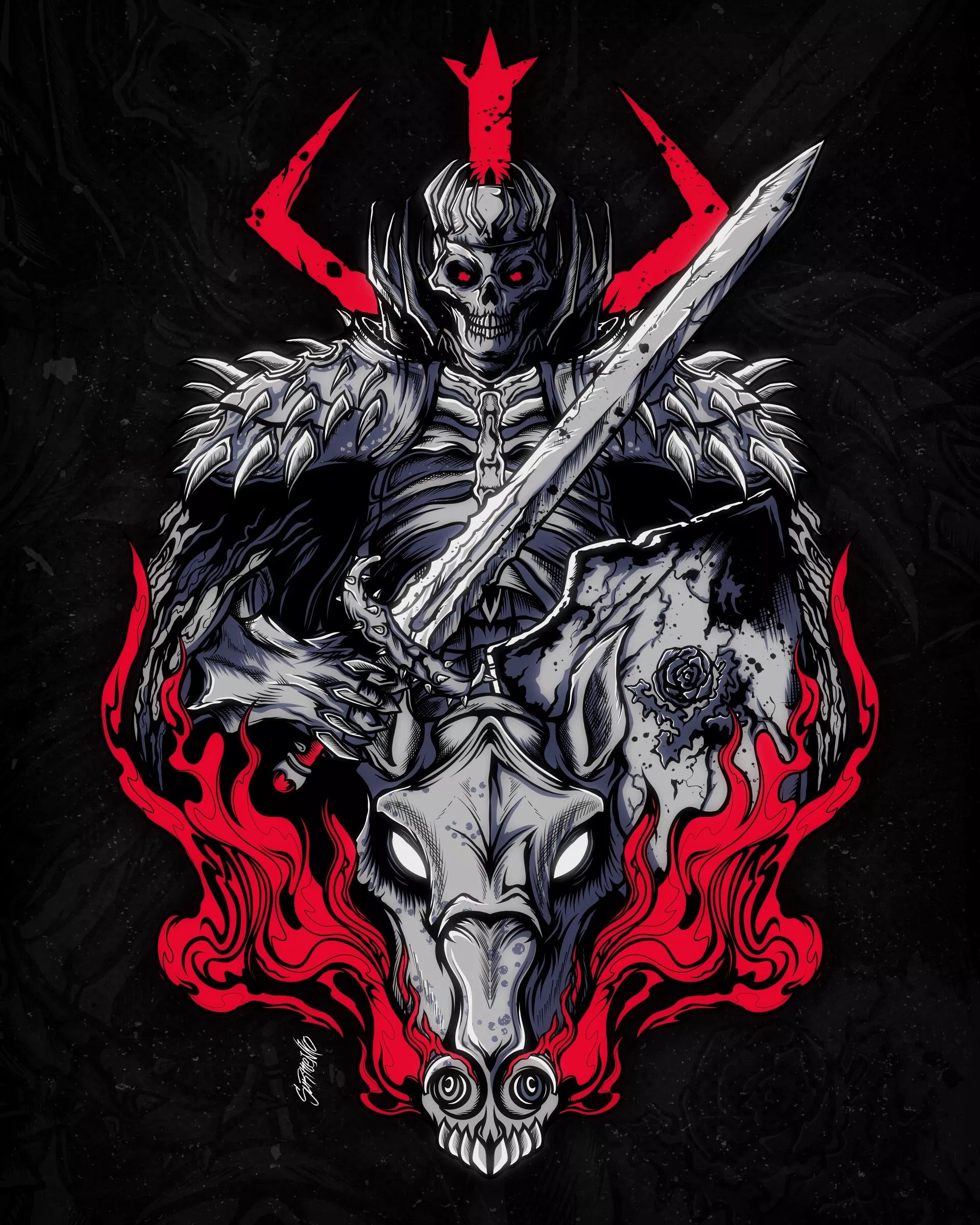 Skull knight berserk