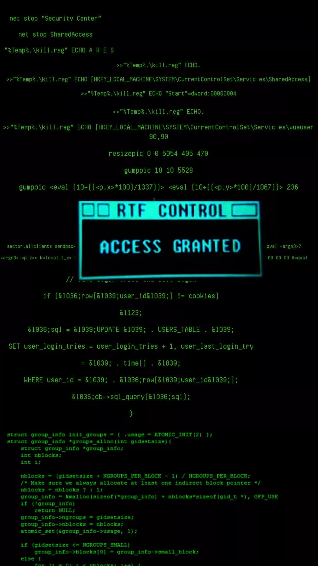Download Hack Code iPhone Wallpaper