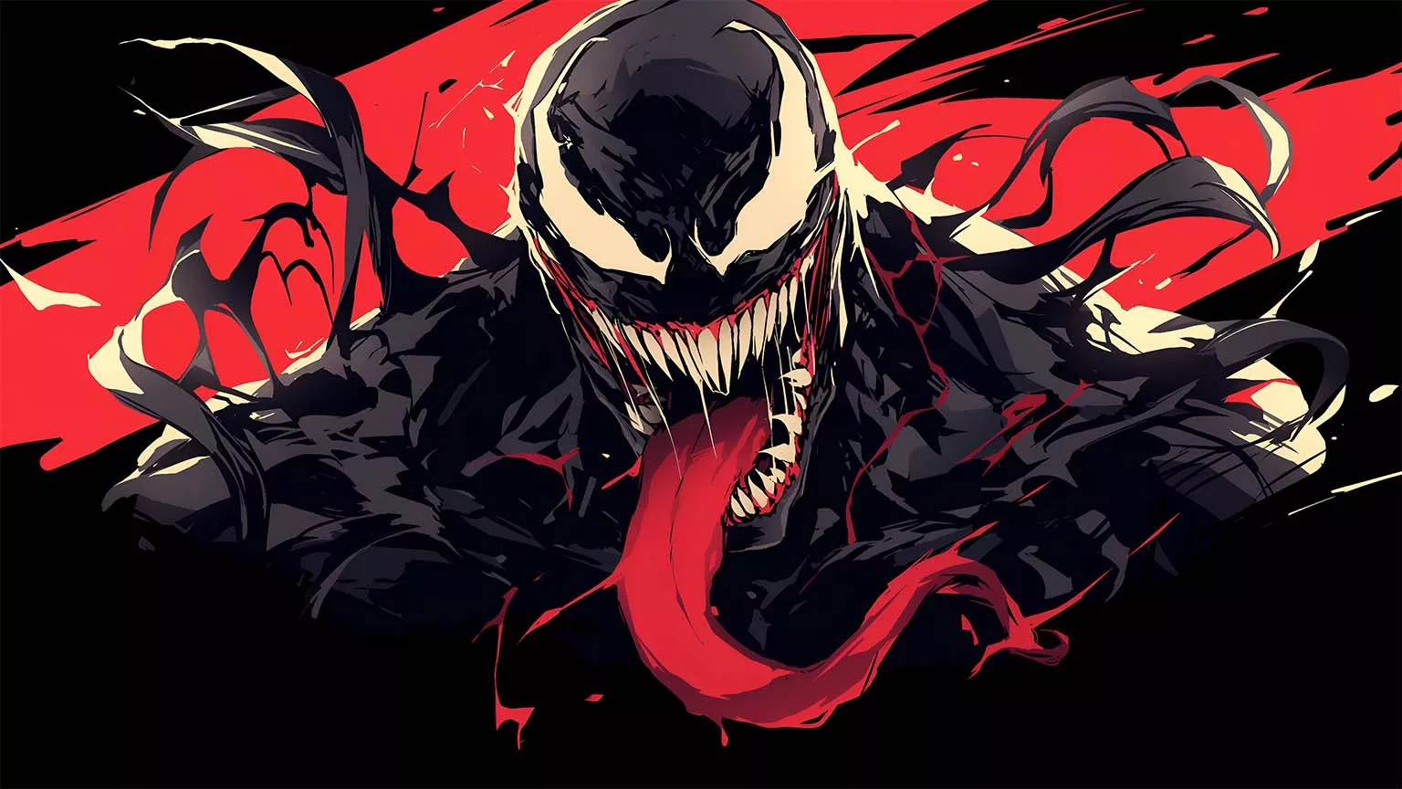 Venom Black Noir Symbiote Desktop