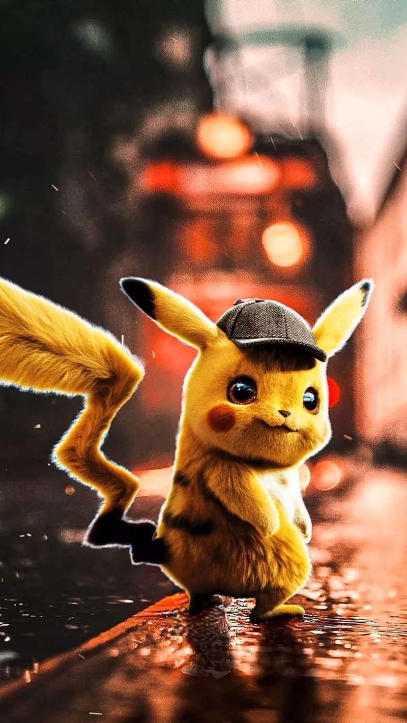 Cool Pikachu, Walking On Street
