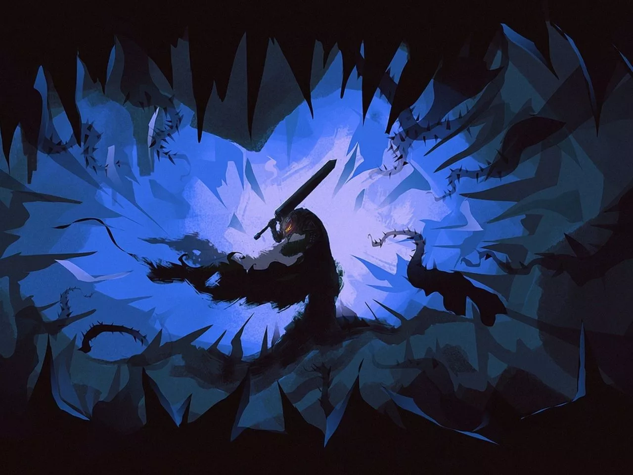 Download wallpaper 1280x960 berserk