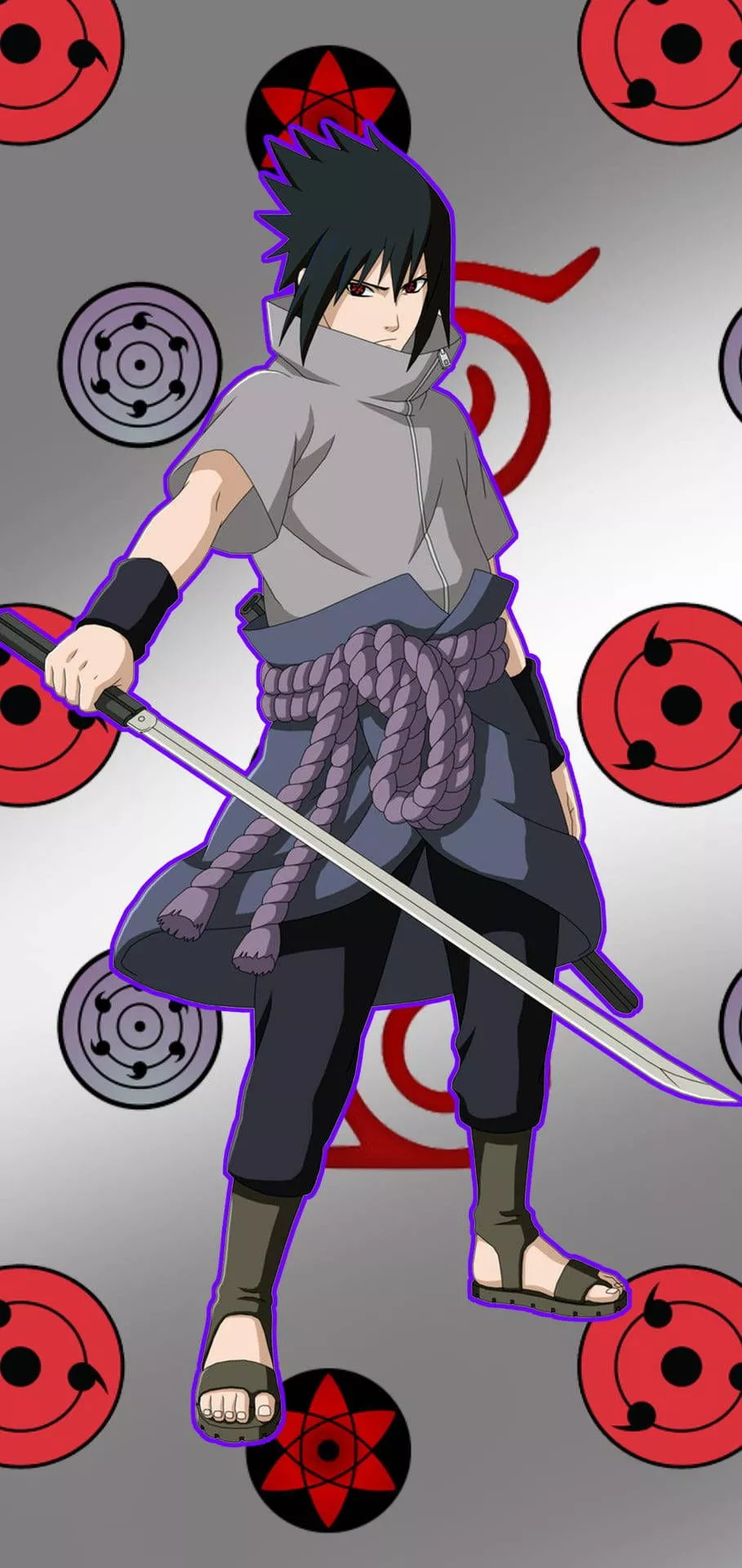 Sasuke Uchiha Samsung S10 Wallpaper