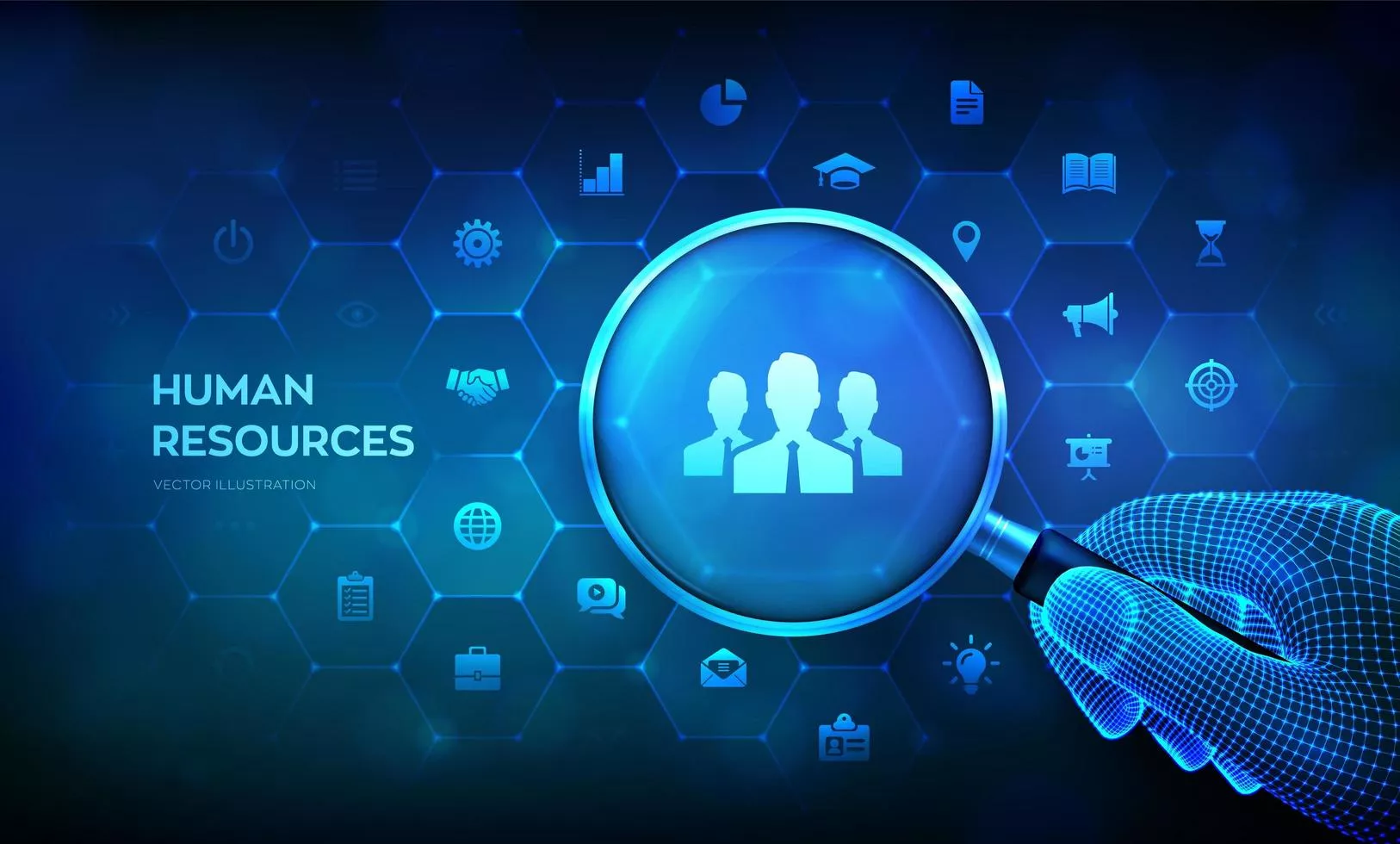 Human Resources Vector Art, Icon