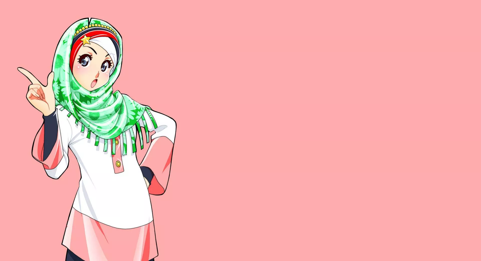 Anime Hijab Wallpaper