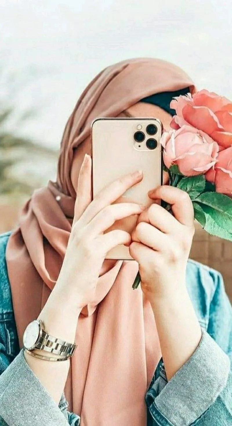 HD love(hijab girl) wallpaper