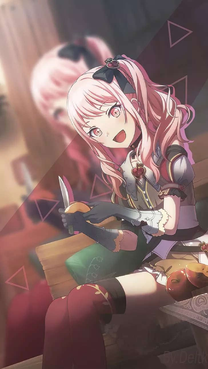 HD Wallpaper: Project Sekai Colorful Stage, 25 Ji NightCode, Pink Hair, Anime Girls Eating