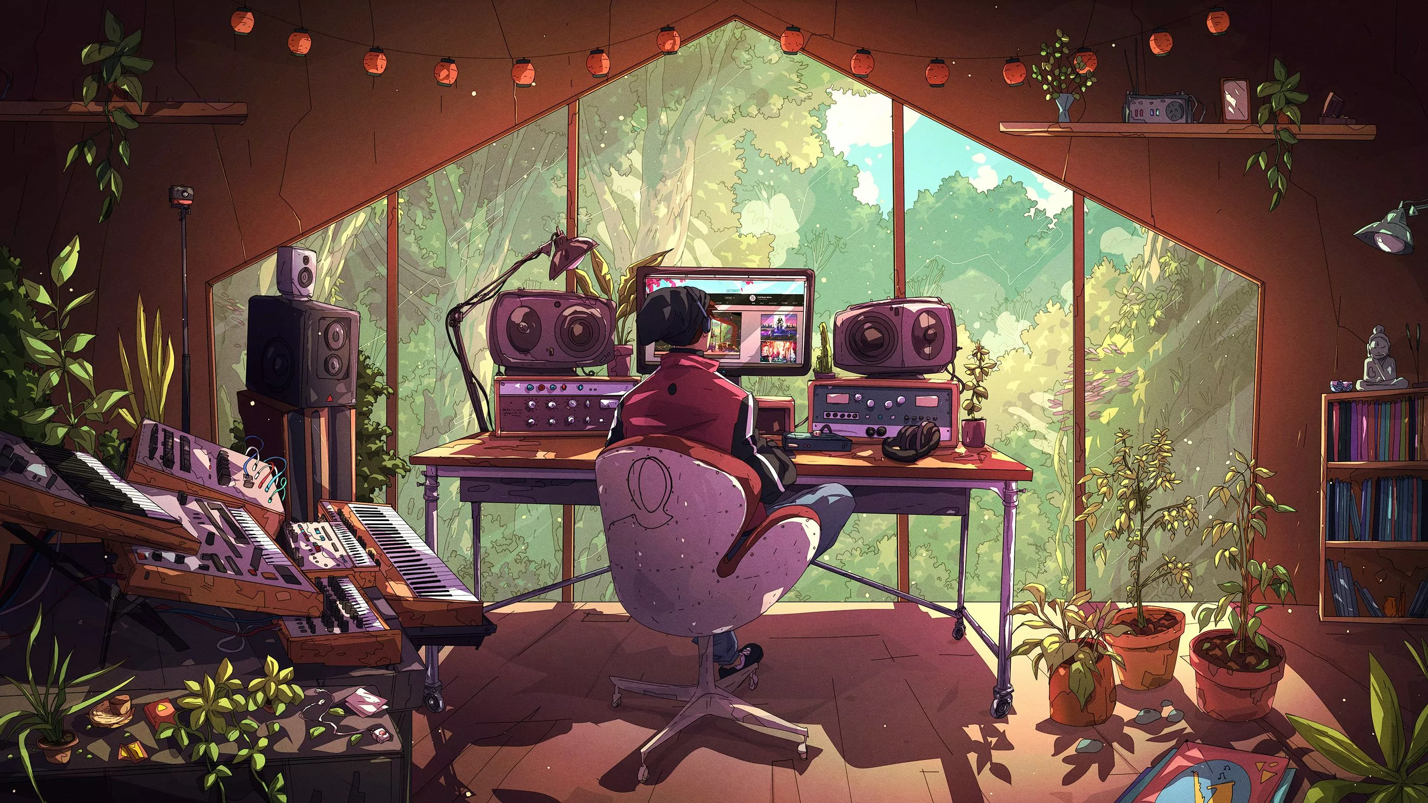 Working Alone HD Digital Art Wallpaper