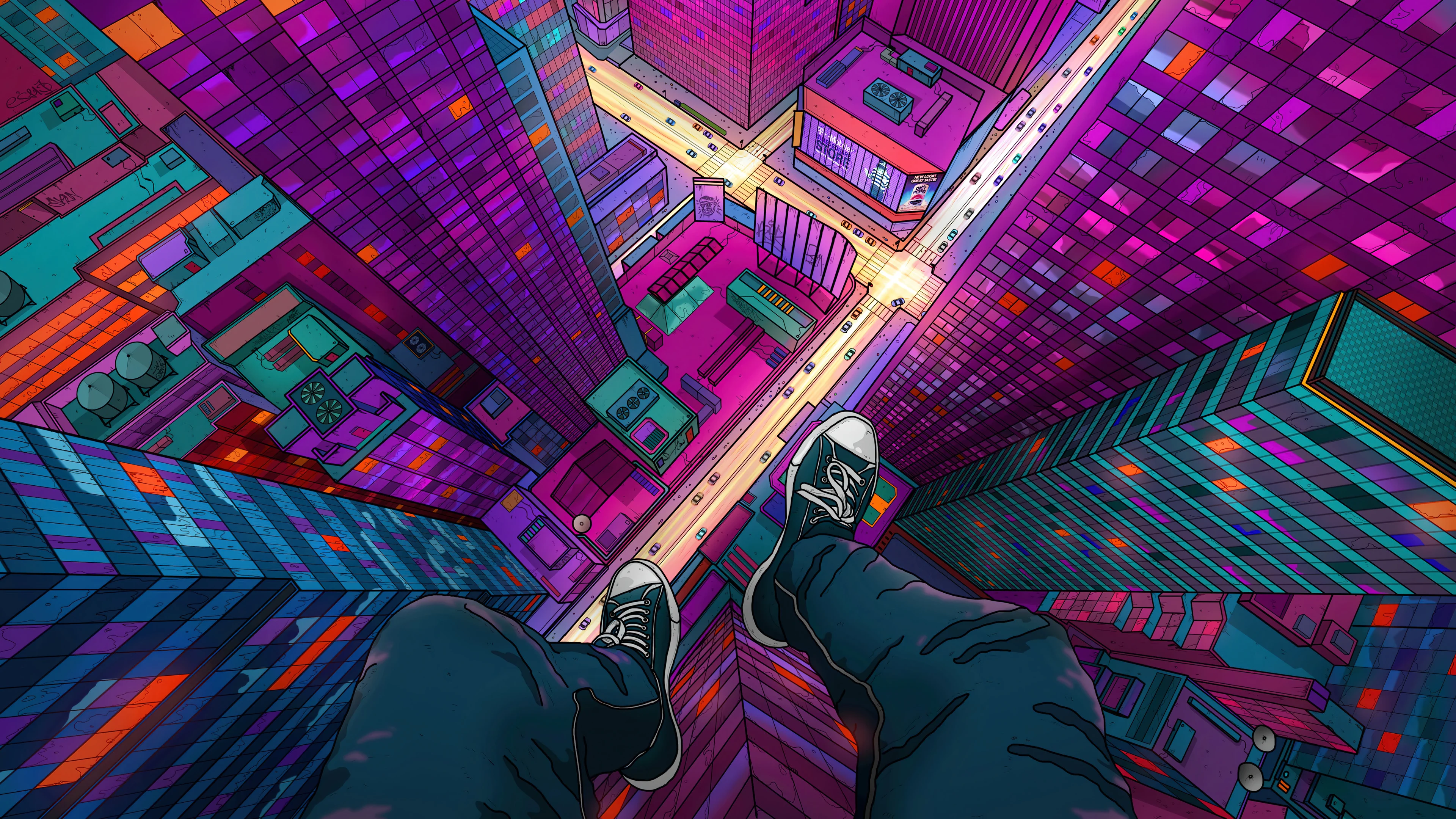 above Digital Art Wallpaper 4k HD