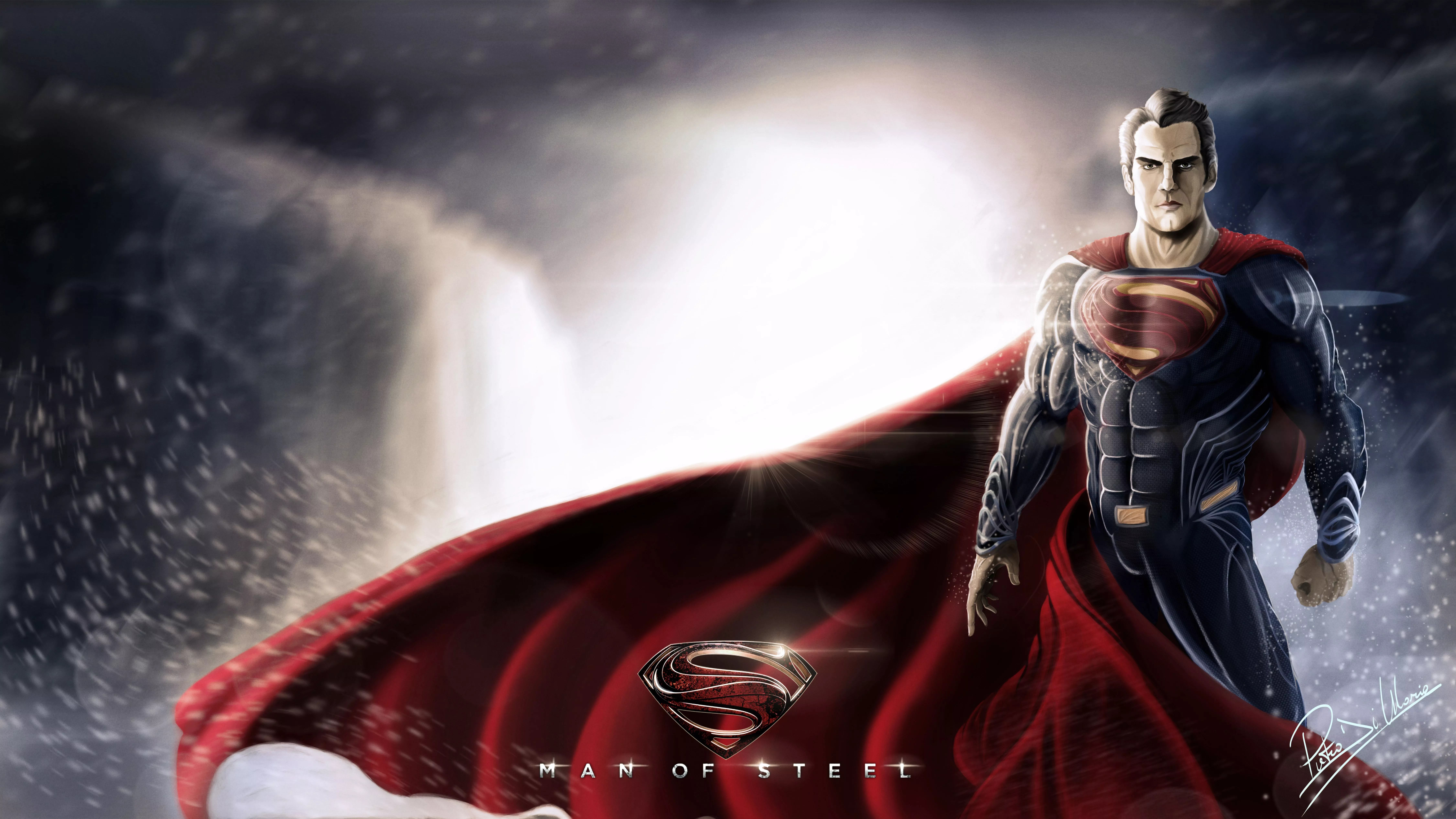 Superman Man Of Steel 10k Wallpaper, HD