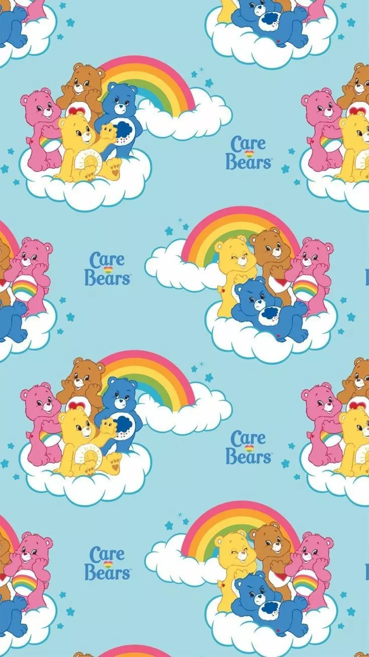 Care Bears 귀여운 곰돌이 케어베어 배경