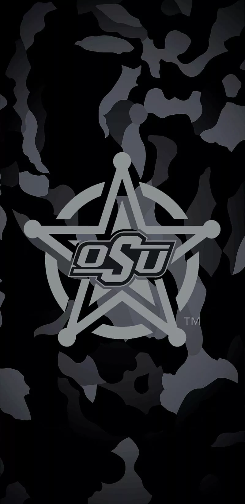 OK State badge camo, football, ncaa