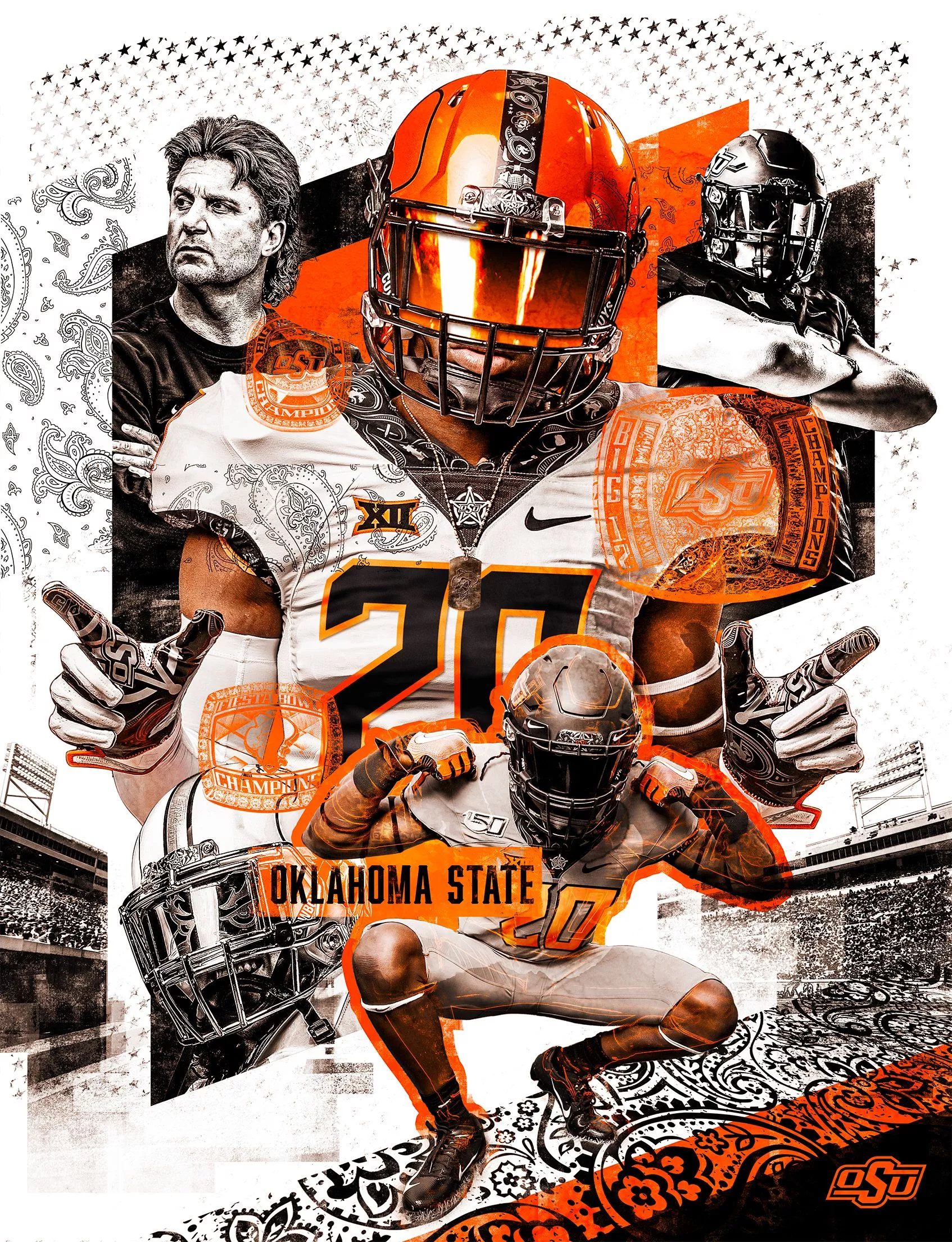 Oklahoma State Cowboy Football 3