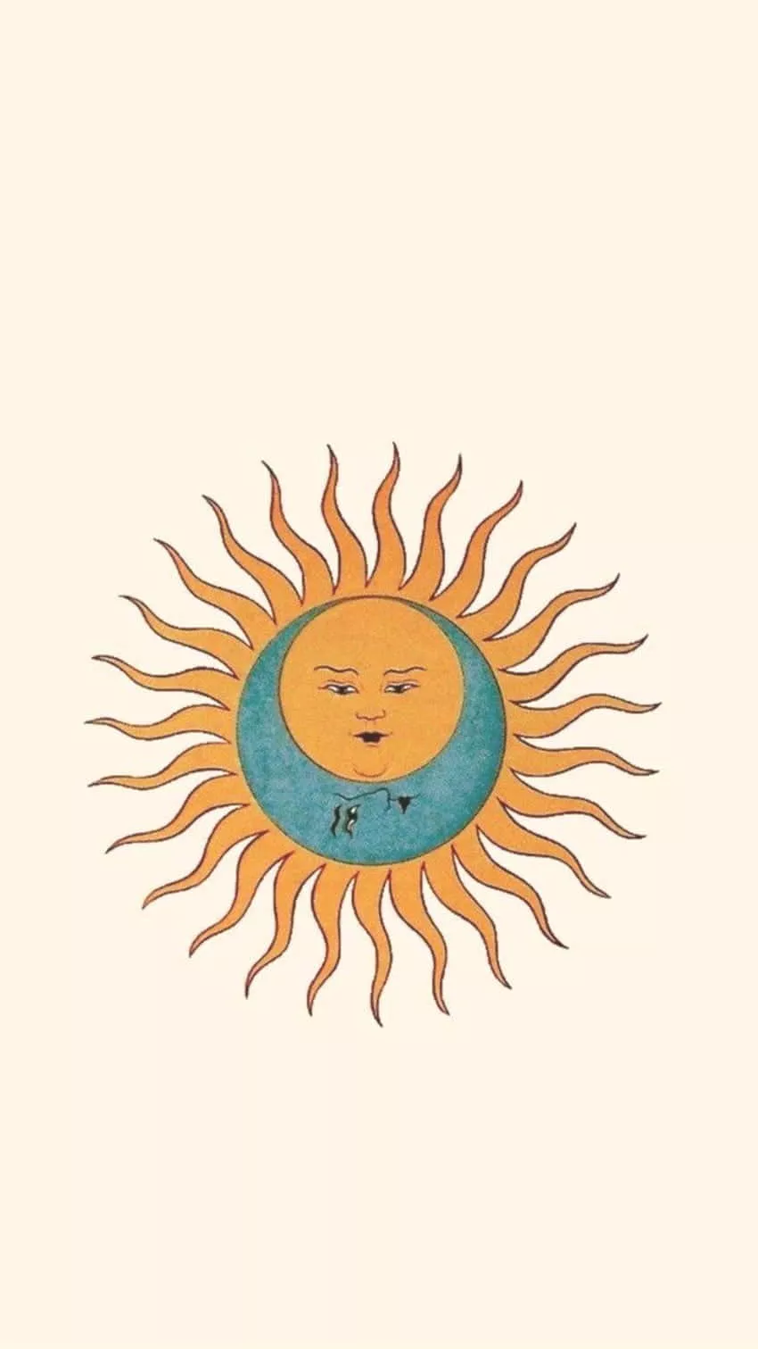 Download Vintage Sun Tarot Card