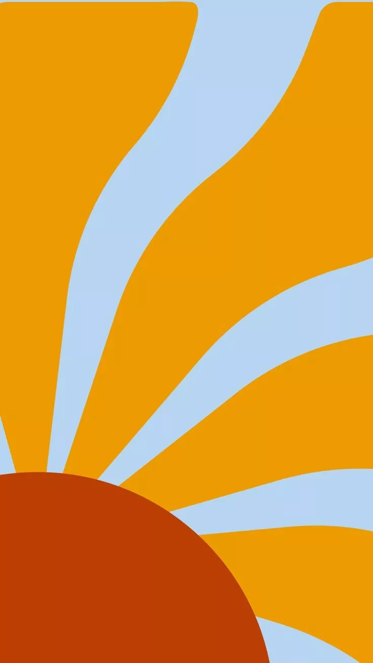 Retro Sun iPhone Wallpaper sVibes