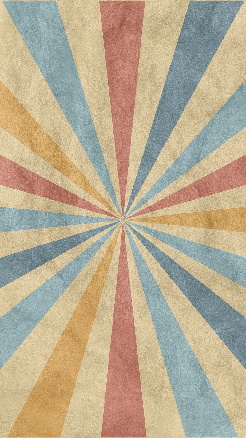 Retro sun ray iPhone wallpaper