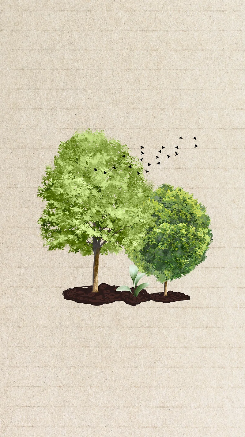 Trees environment aesthetic iPhone