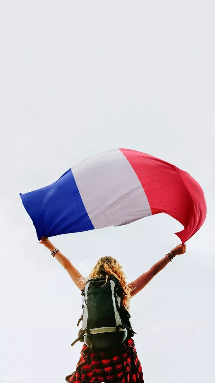French flag mobile wallpaper