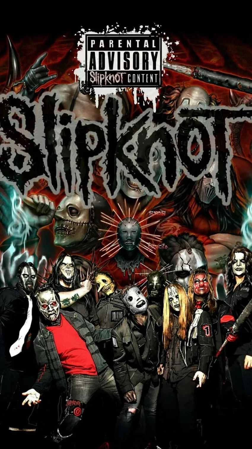 Slipknot 3D HD phone wallpaper