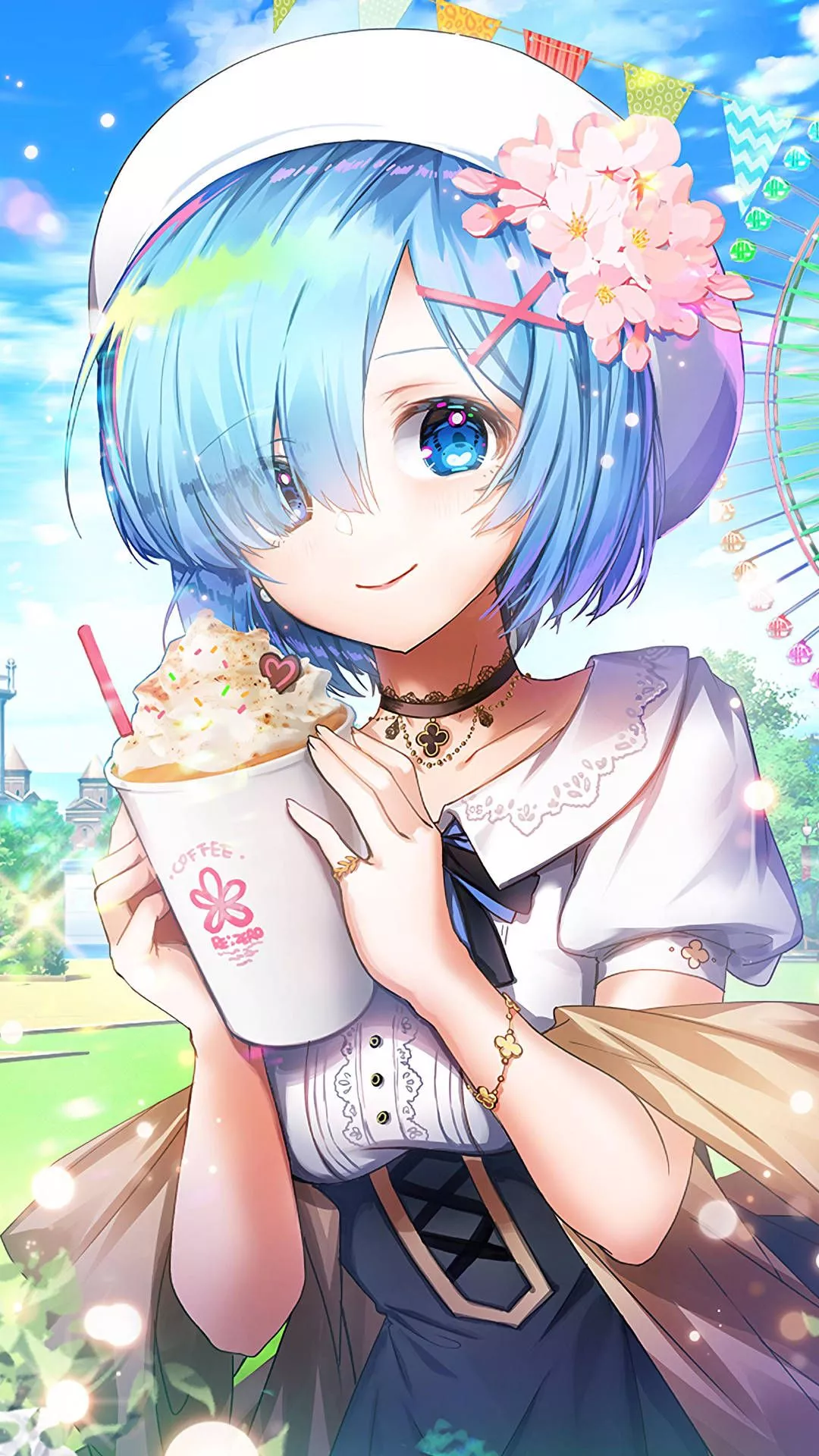 Download Anime Waifu Rem Re Zero Frappe