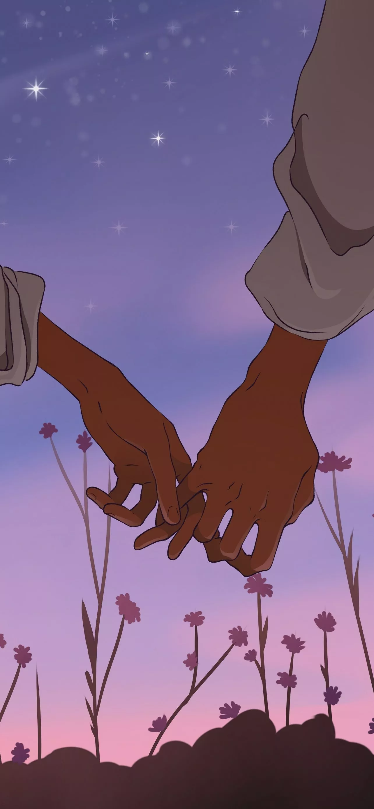 Lofi Wallpaper 4K, Couple, Hands