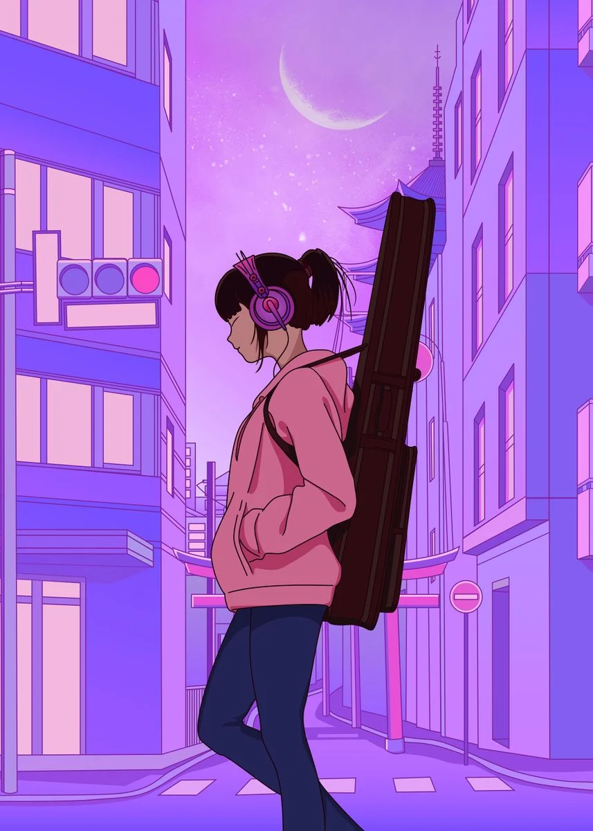 Lofi Aesthetic' Poster, picture, metal