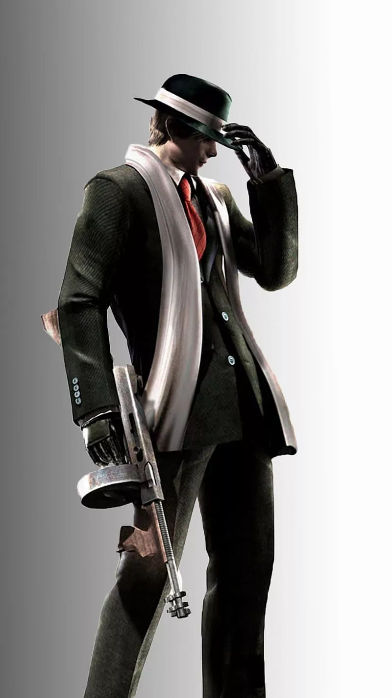 Resident Evil, game, gun, lion, stylish