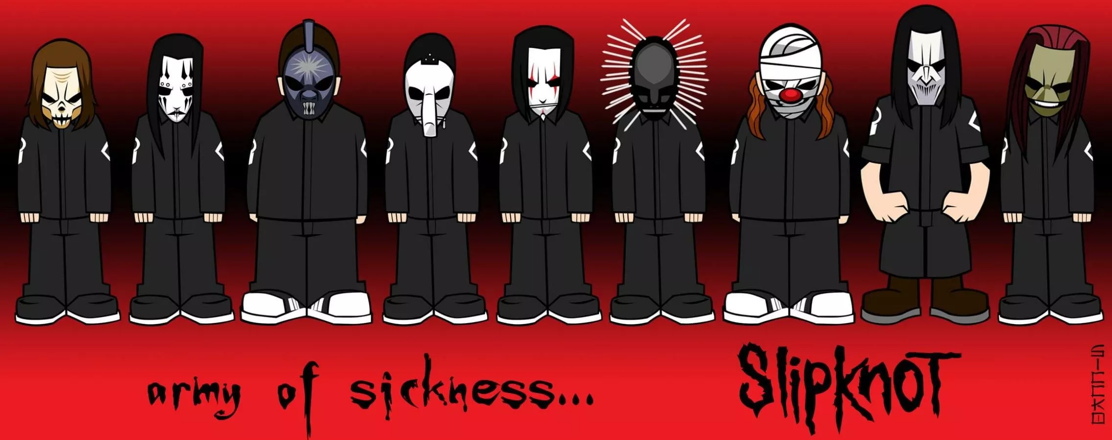 metal, groove, heavy, slipknot, 1080P