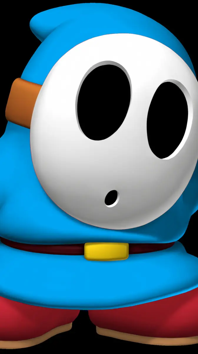 Blue Shy Guy wallpaper