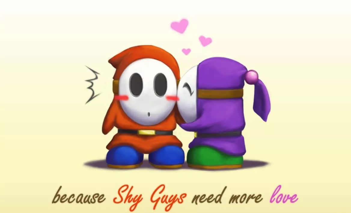 Reflection Of A Shy Guy Wallpaper