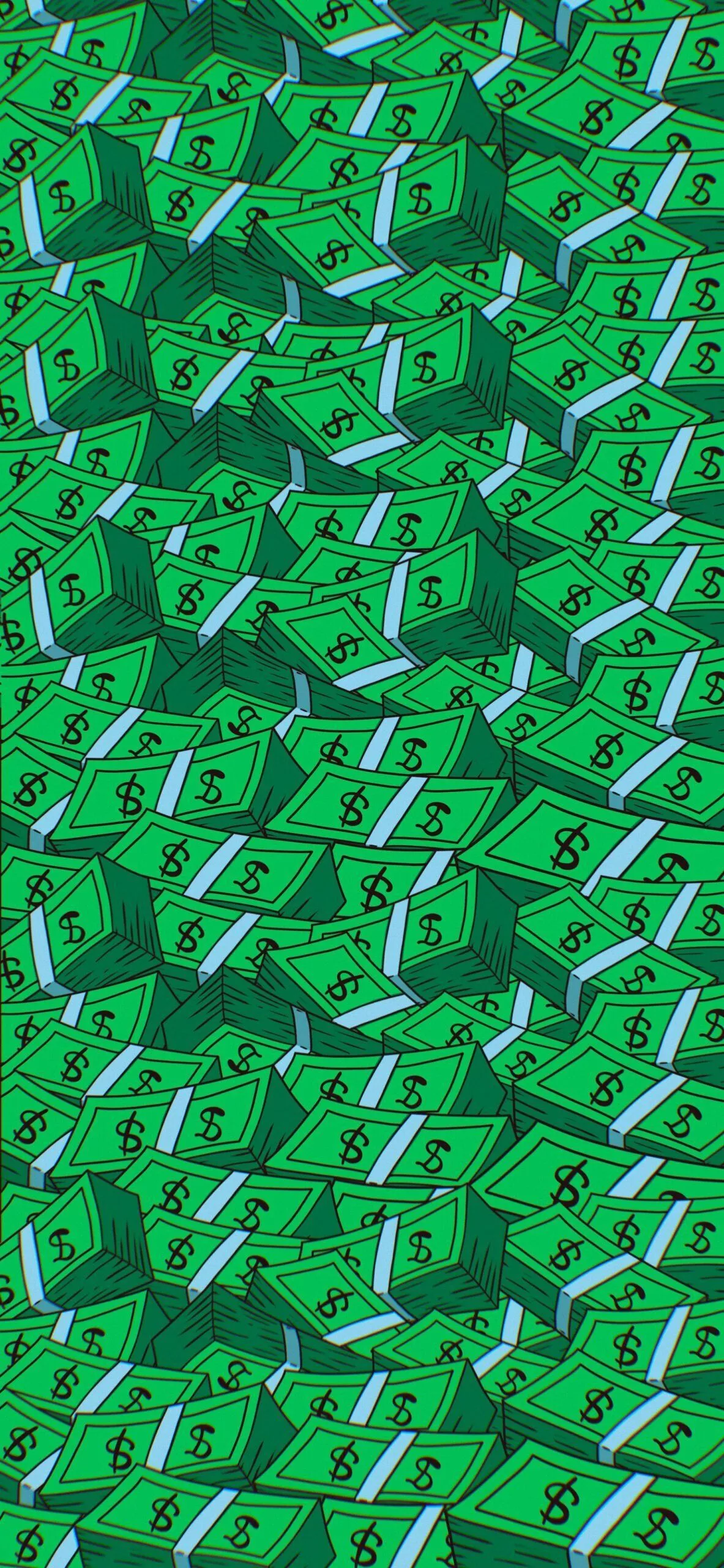 Cartoon Big Money Green Wallpaper Scaled American Cash Money Dollars Currency USA