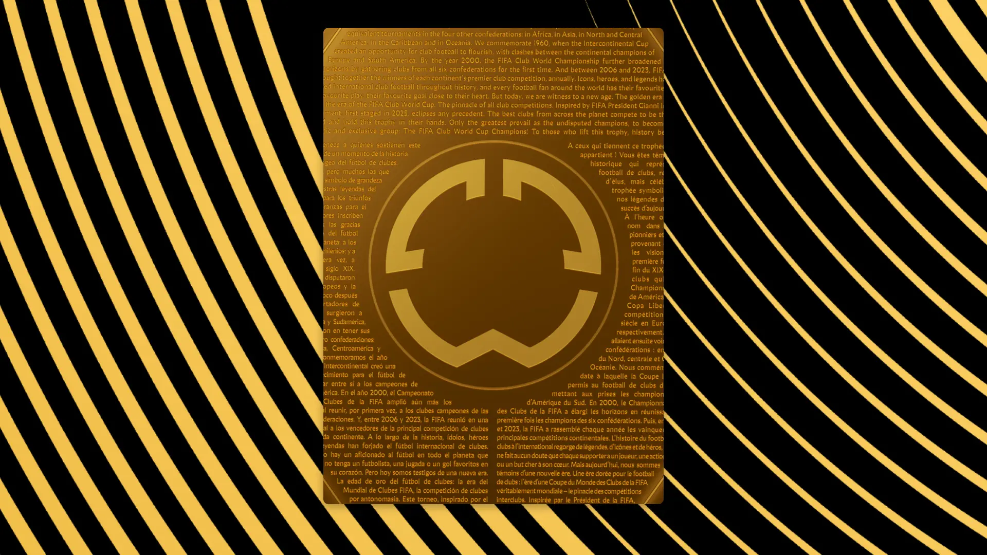 Trophy Reveal FIFA Club World Cup 2025